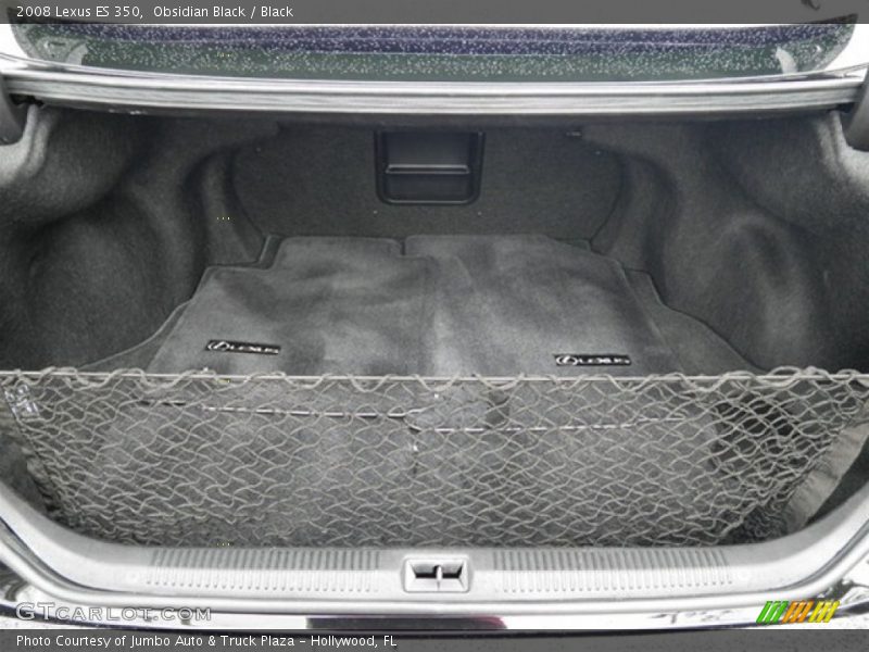 Obsidian Black / Black 2008 Lexus ES 350