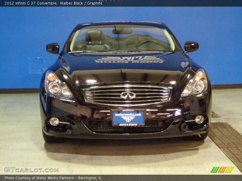 Malbec Black / Graphite 2012 Infiniti G 37 Convertible