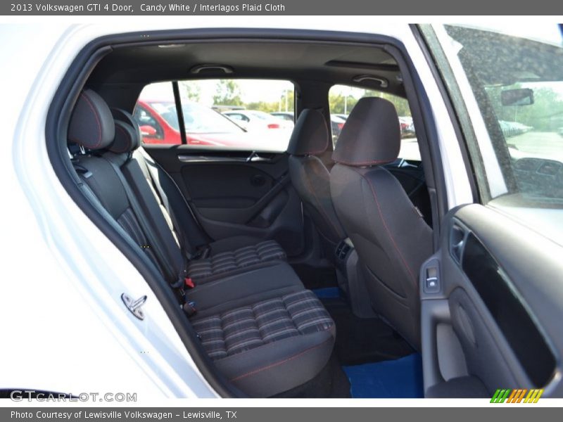 Candy White / Interlagos Plaid Cloth 2013 Volkswagen GTI 4 Door