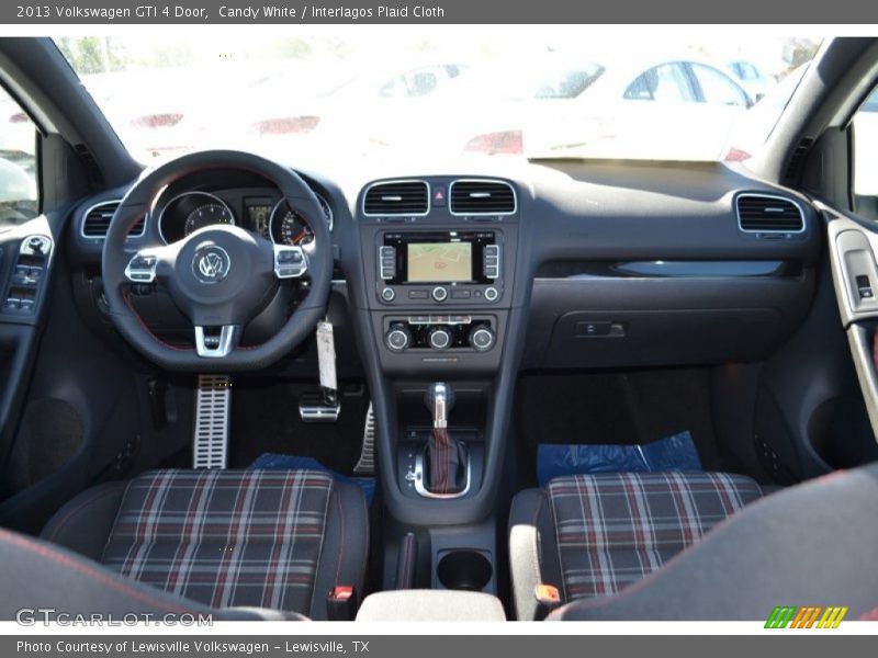 Candy White / Interlagos Plaid Cloth 2013 Volkswagen GTI 4 Door