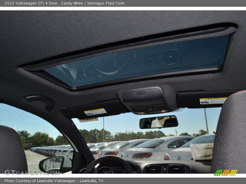 Candy White / Interlagos Plaid Cloth 2013 Volkswagen GTI 4 Door