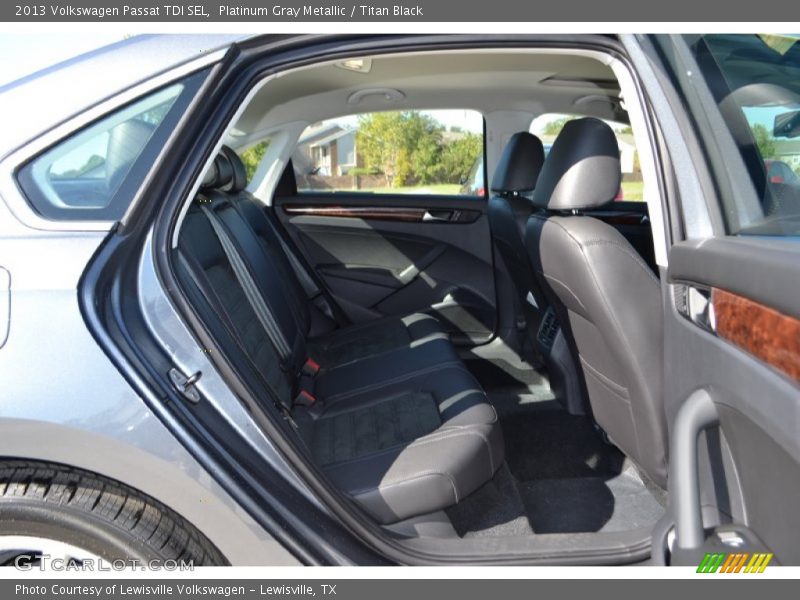 Platinum Gray Metallic / Titan Black 2013 Volkswagen Passat TDI SEL
