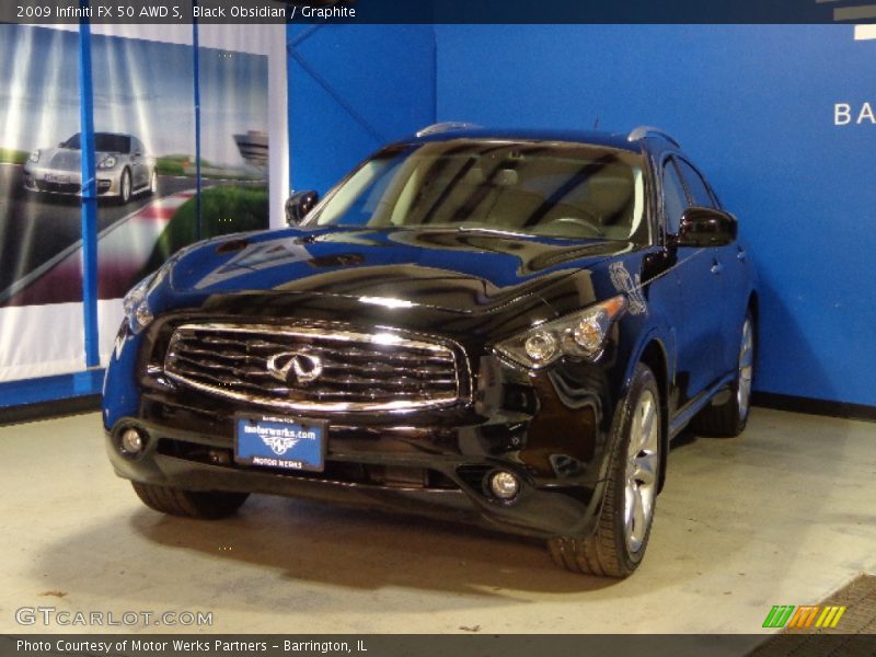 Black Obsidian / Graphite 2009 Infiniti FX 50 AWD S