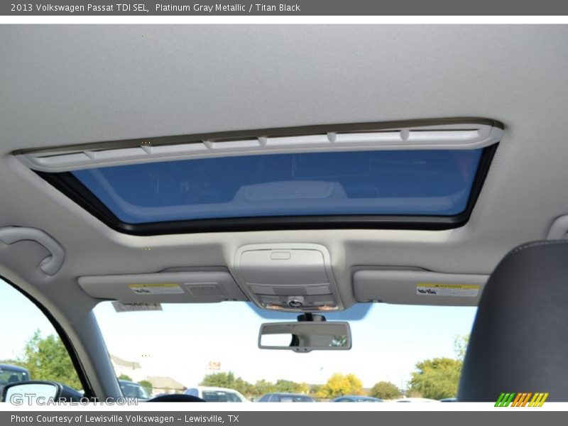 Platinum Gray Metallic / Titan Black 2013 Volkswagen Passat TDI SEL