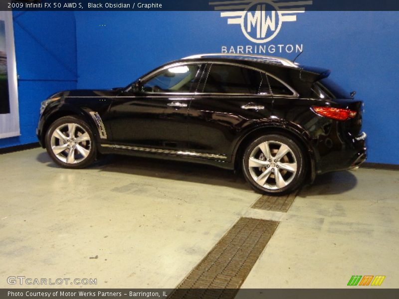 Black Obsidian / Graphite 2009 Infiniti FX 50 AWD S