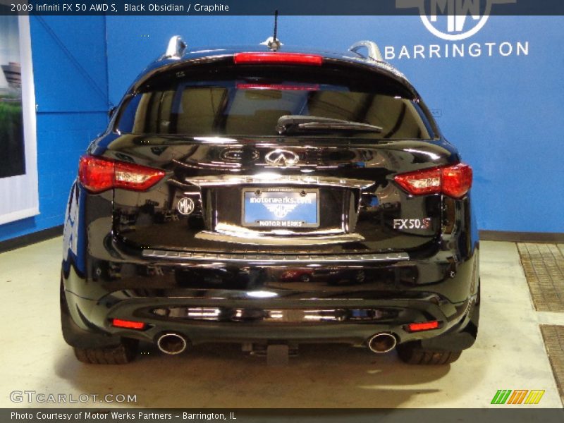 Black Obsidian / Graphite 2009 Infiniti FX 50 AWD S