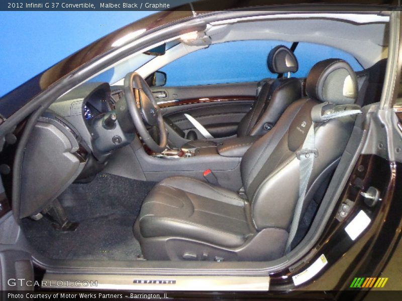  2012 G 37 Convertible Graphite Interior