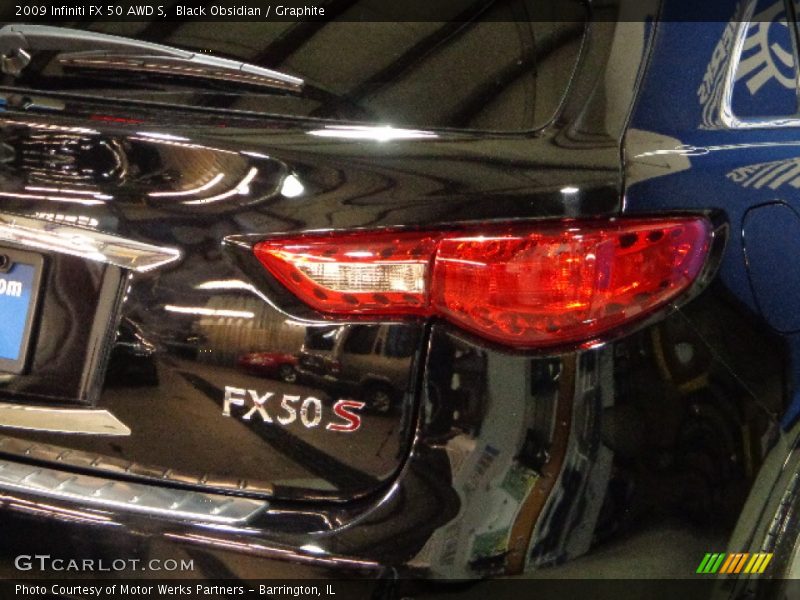 Black Obsidian / Graphite 2009 Infiniti FX 50 AWD S