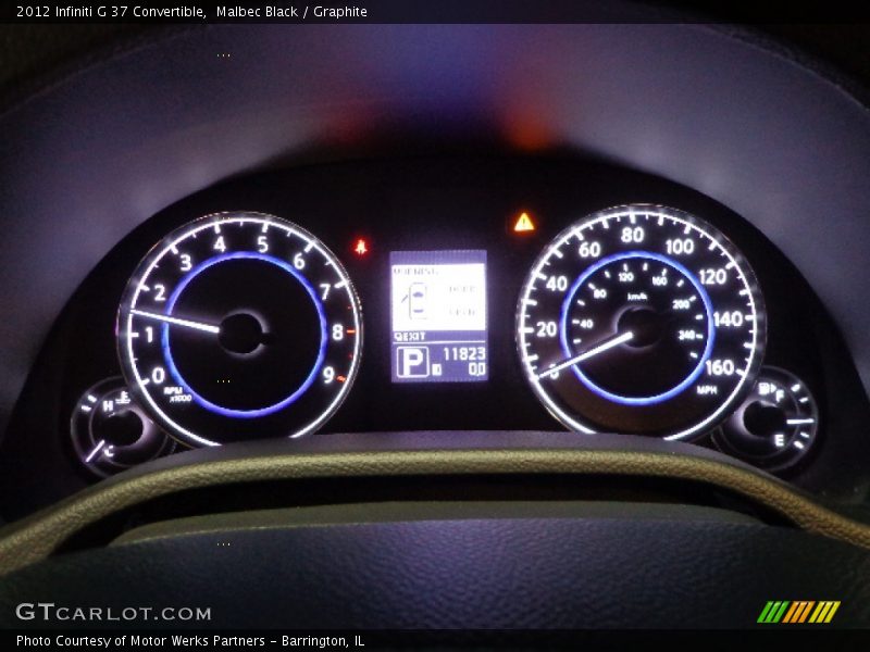 Malbec Black / Graphite 2012 Infiniti G 37 Convertible