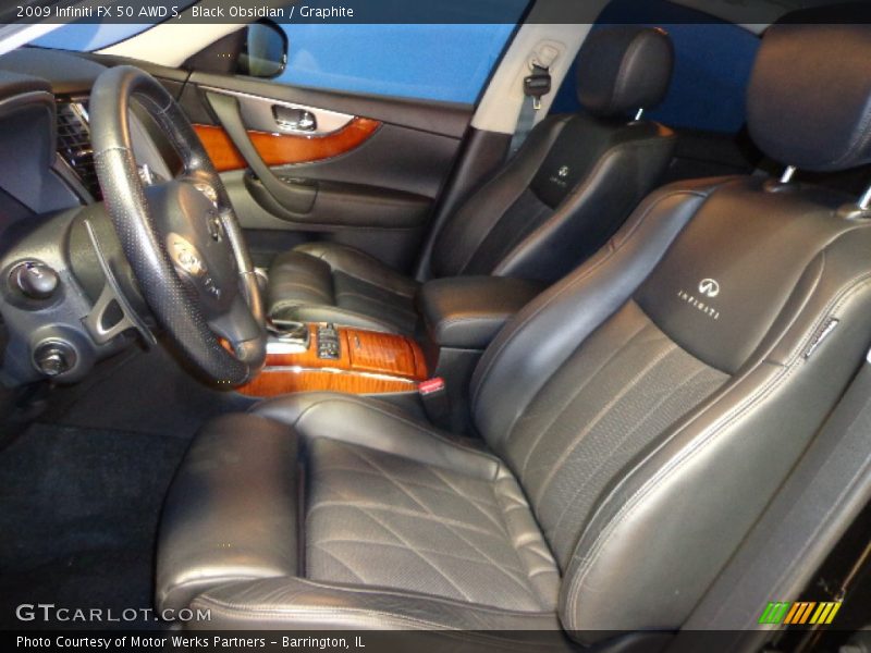 Black Obsidian / Graphite 2009 Infiniti FX 50 AWD S