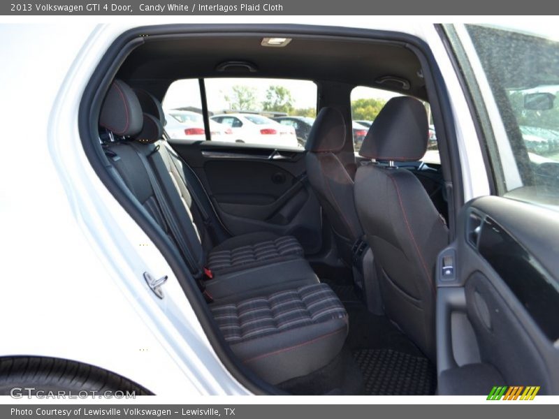 Candy White / Interlagos Plaid Cloth 2013 Volkswagen GTI 4 Door