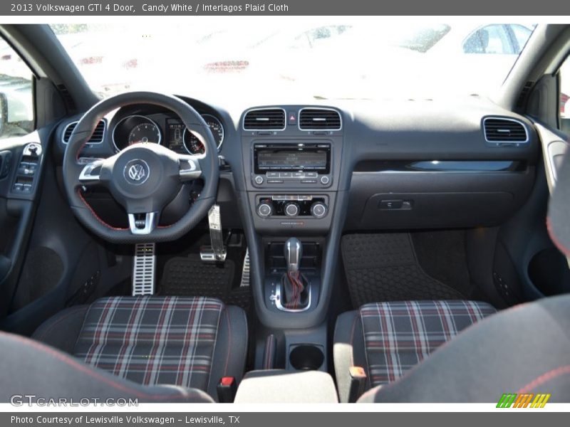 Candy White / Interlagos Plaid Cloth 2013 Volkswagen GTI 4 Door