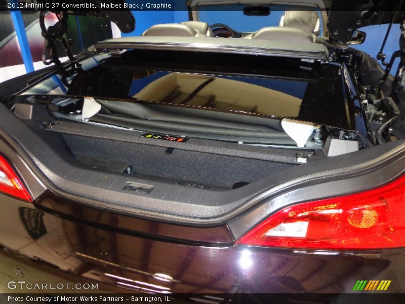 Malbec Black / Graphite 2012 Infiniti G 37 Convertible