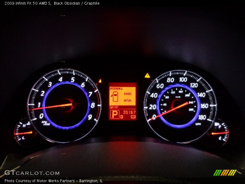 Black Obsidian / Graphite 2009 Infiniti FX 50 AWD S