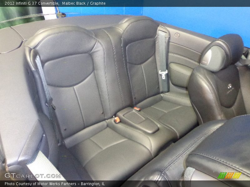  2012 G 37 Convertible Graphite Interior