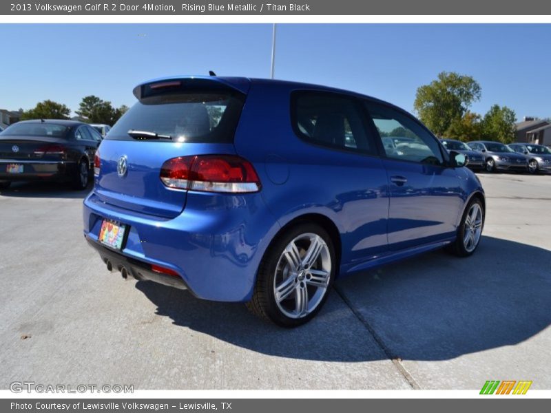 Rising Blue Metallic / Titan Black 2013 Volkswagen Golf R 2 Door 4Motion