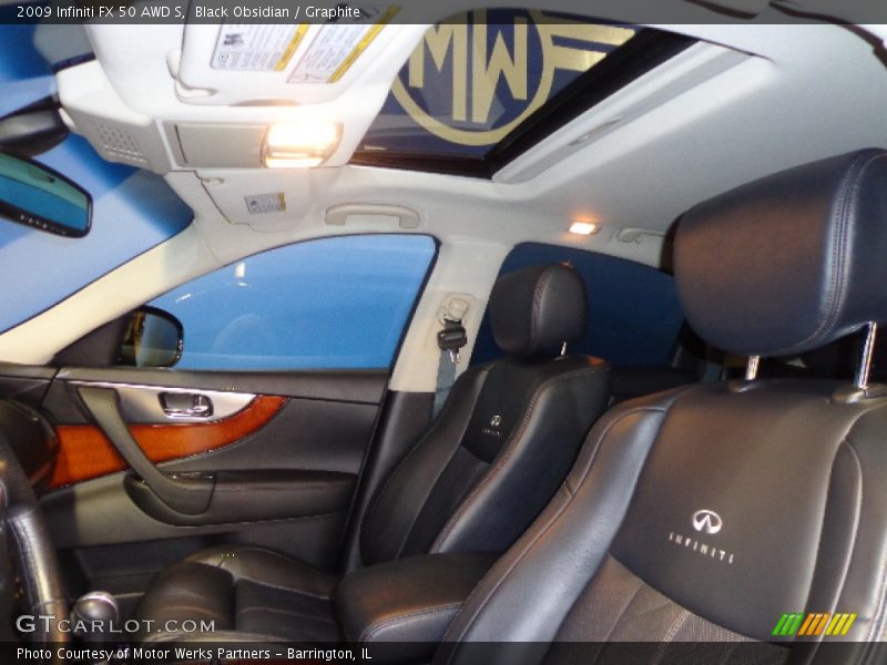Black Obsidian / Graphite 2009 Infiniti FX 50 AWD S