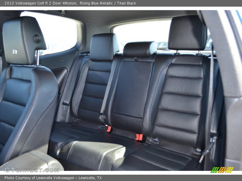 Rear Seat of 2013 Golf R 2 Door 4Motion