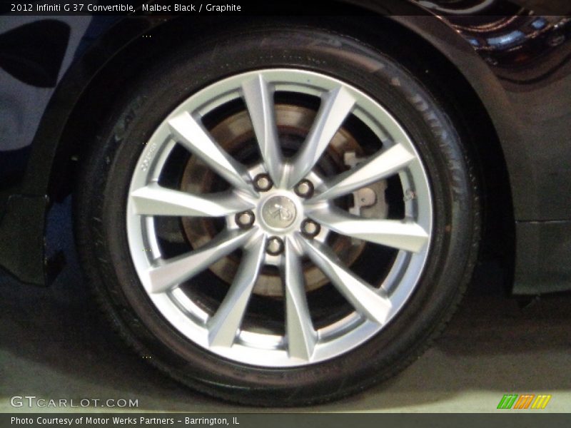 Malbec Black / Graphite 2012 Infiniti G 37 Convertible