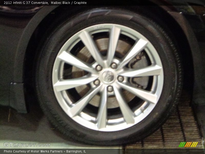 Malbec Black / Graphite 2012 Infiniti G 37 Convertible