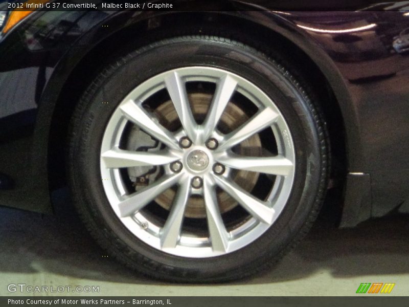 Malbec Black / Graphite 2012 Infiniti G 37 Convertible