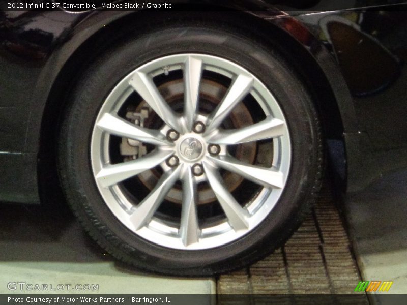 Malbec Black / Graphite 2012 Infiniti G 37 Convertible
