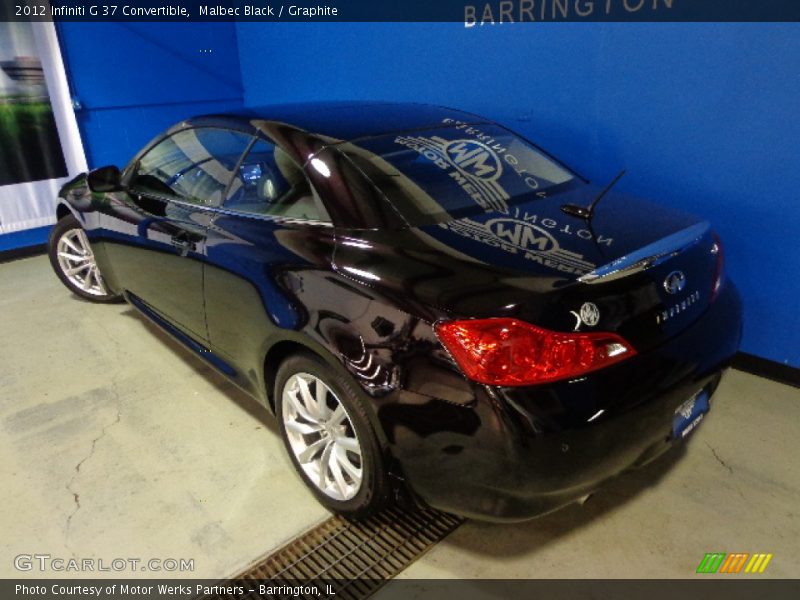 Malbec Black / Graphite 2012 Infiniti G 37 Convertible