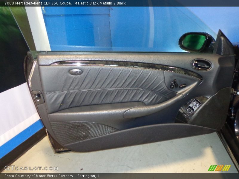 Majestic Black Metallic / Black 2008 Mercedes-Benz CLK 350 Coupe
