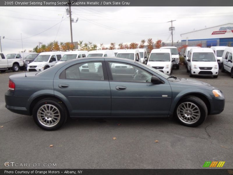 Graphite Metallic / Dark Slate Gray 2005 Chrysler Sebring Touring Sedan