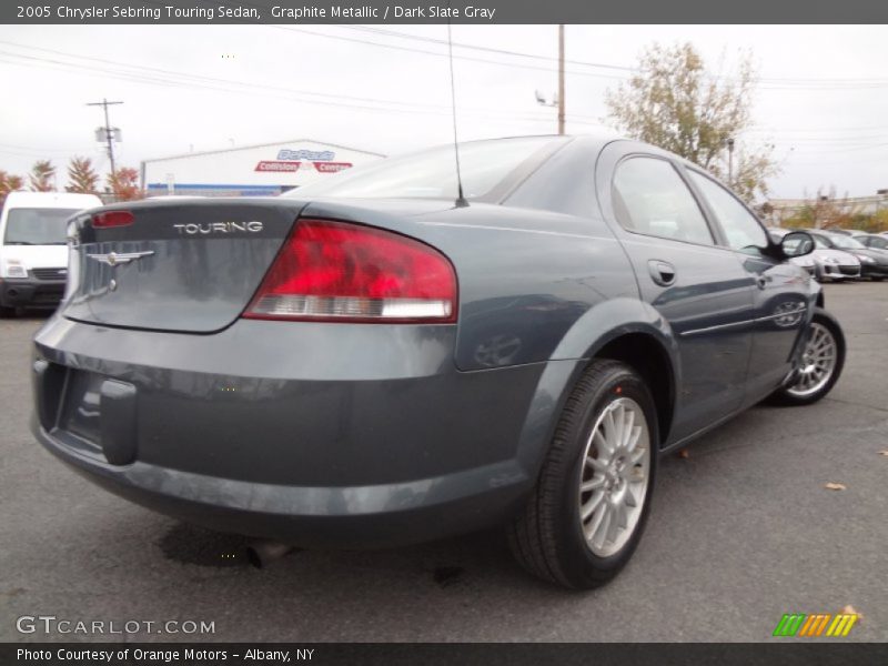 Graphite Metallic / Dark Slate Gray 2005 Chrysler Sebring Touring Sedan