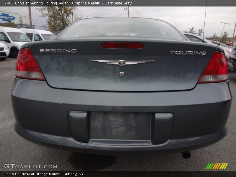 Graphite Metallic / Dark Slate Gray 2005 Chrysler Sebring Touring Sedan