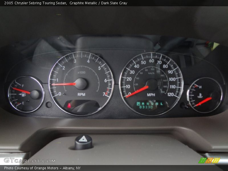 Graphite Metallic / Dark Slate Gray 2005 Chrysler Sebring Touring Sedan