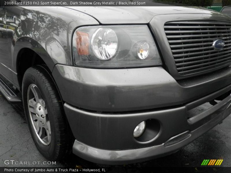 Dark Shadow Grey Metallic / Black/Red Sport 2008 Ford F150 FX2 Sport SuperCab