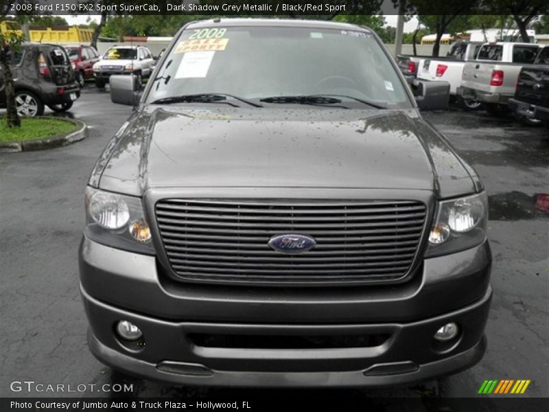 Dark Shadow Grey Metallic / Black/Red Sport 2008 Ford F150 FX2 Sport SuperCab