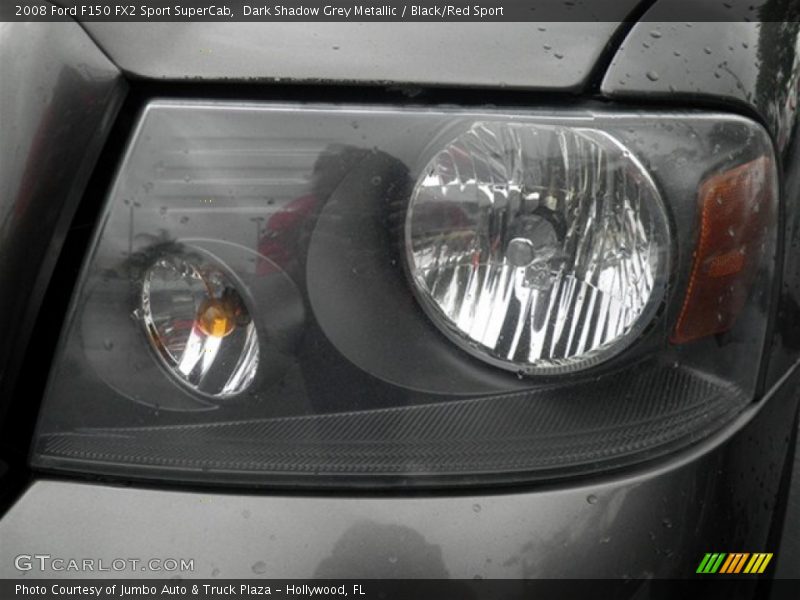 Dark Shadow Grey Metallic / Black/Red Sport 2008 Ford F150 FX2 Sport SuperCab