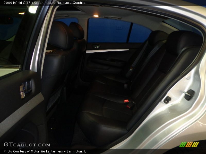 Liquid Platinum / Graphite 2009 Infiniti G 37 x Sedan