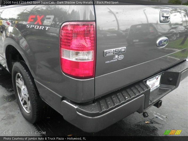 Dark Shadow Grey Metallic / Black/Red Sport 2008 Ford F150 FX2 Sport SuperCab