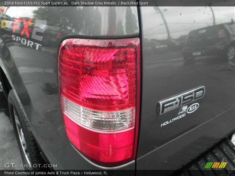 Dark Shadow Grey Metallic / Black/Red Sport 2008 Ford F150 FX2 Sport SuperCab