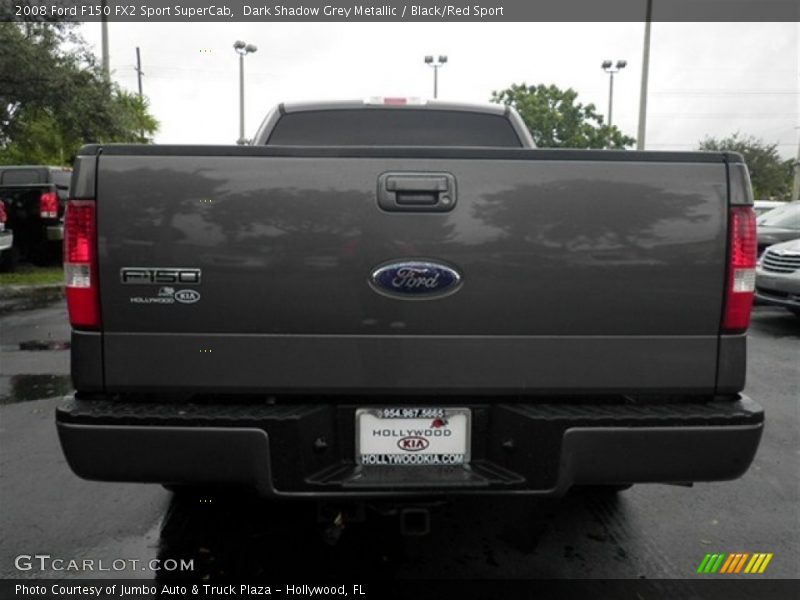 Dark Shadow Grey Metallic / Black/Red Sport 2008 Ford F150 FX2 Sport SuperCab