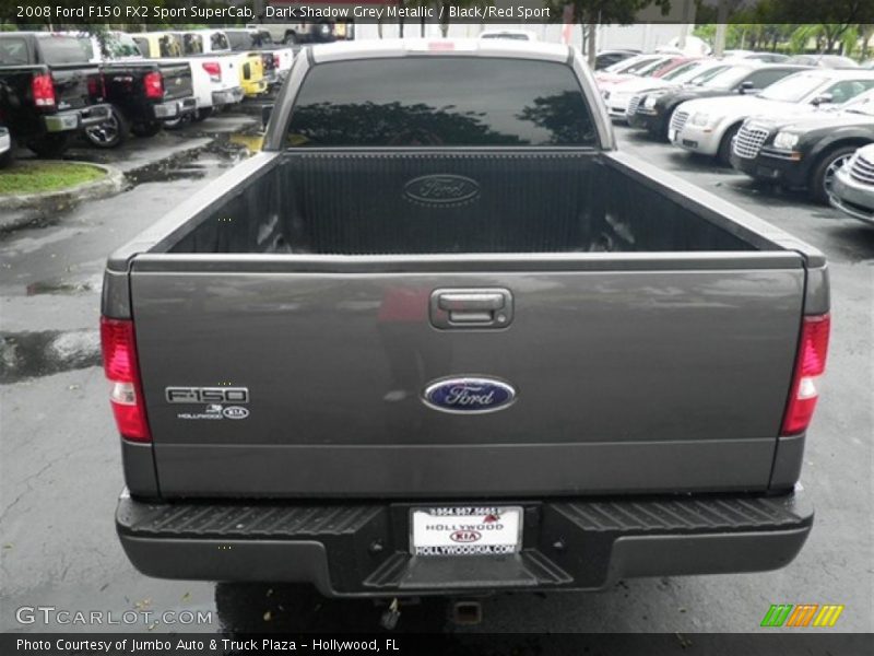 Dark Shadow Grey Metallic / Black/Red Sport 2008 Ford F150 FX2 Sport SuperCab