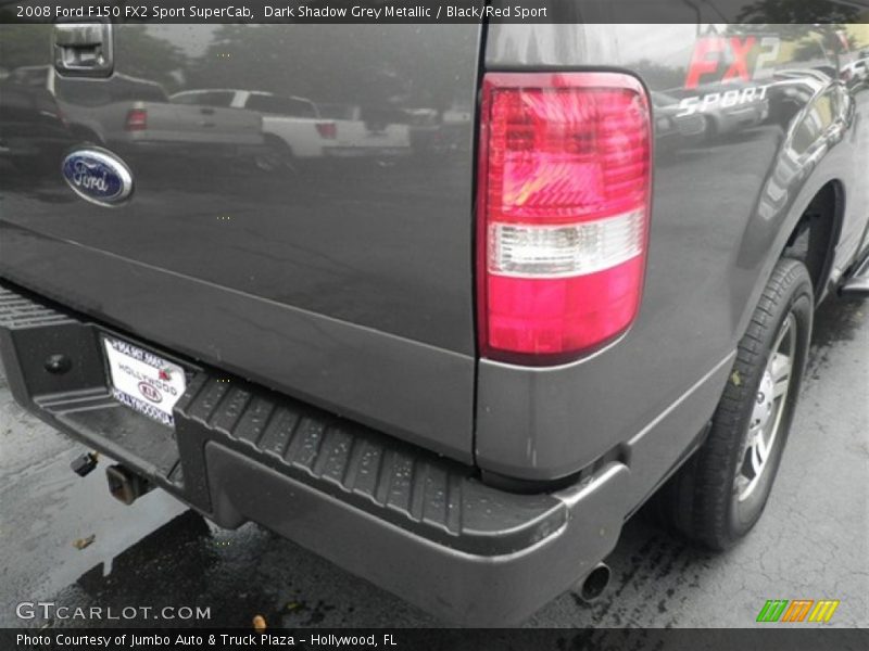 Dark Shadow Grey Metallic / Black/Red Sport 2008 Ford F150 FX2 Sport SuperCab