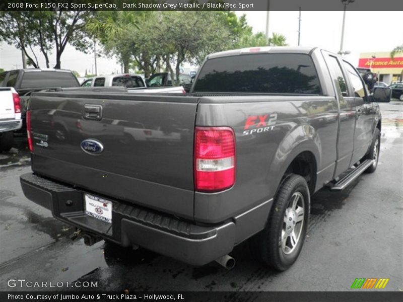 Dark Shadow Grey Metallic / Black/Red Sport 2008 Ford F150 FX2 Sport SuperCab