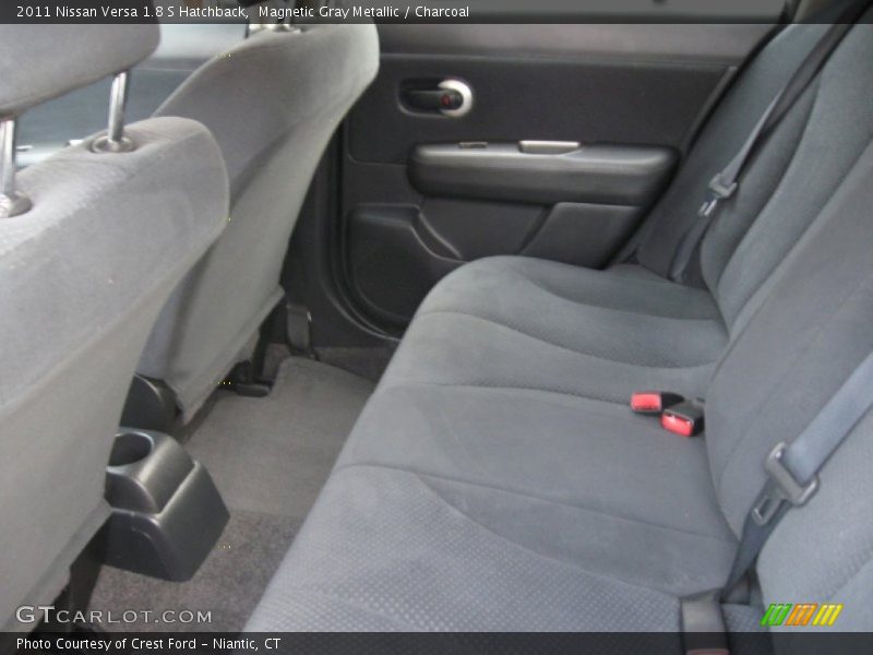 Magnetic Gray Metallic / Charcoal 2011 Nissan Versa 1.8 S Hatchback