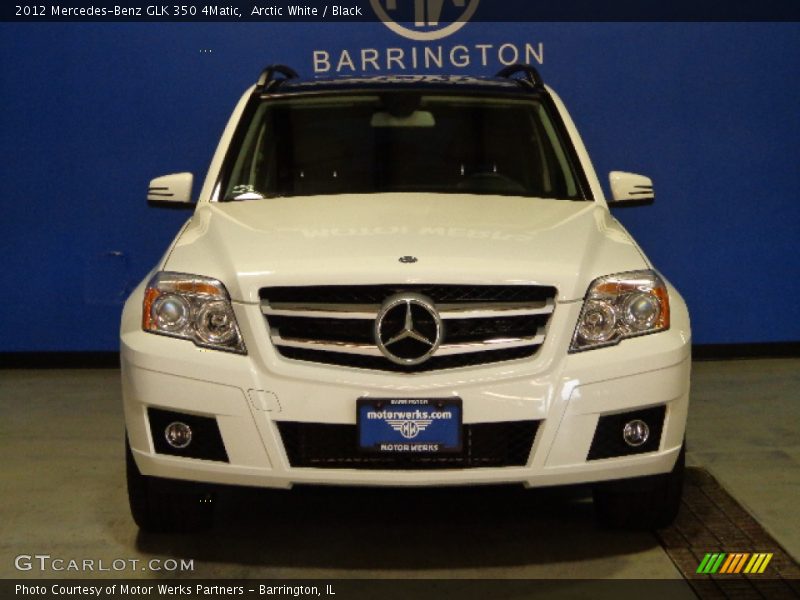 Arctic White / Black 2012 Mercedes-Benz GLK 350 4Matic