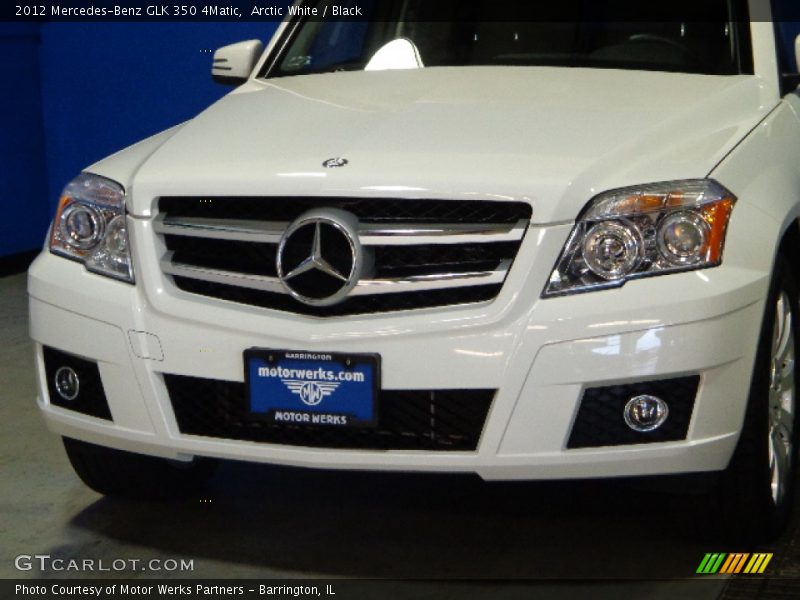 Arctic White / Black 2012 Mercedes-Benz GLK 350 4Matic