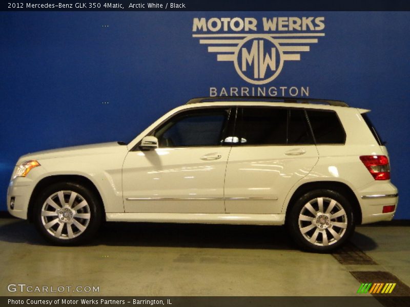 Arctic White / Black 2012 Mercedes-Benz GLK 350 4Matic