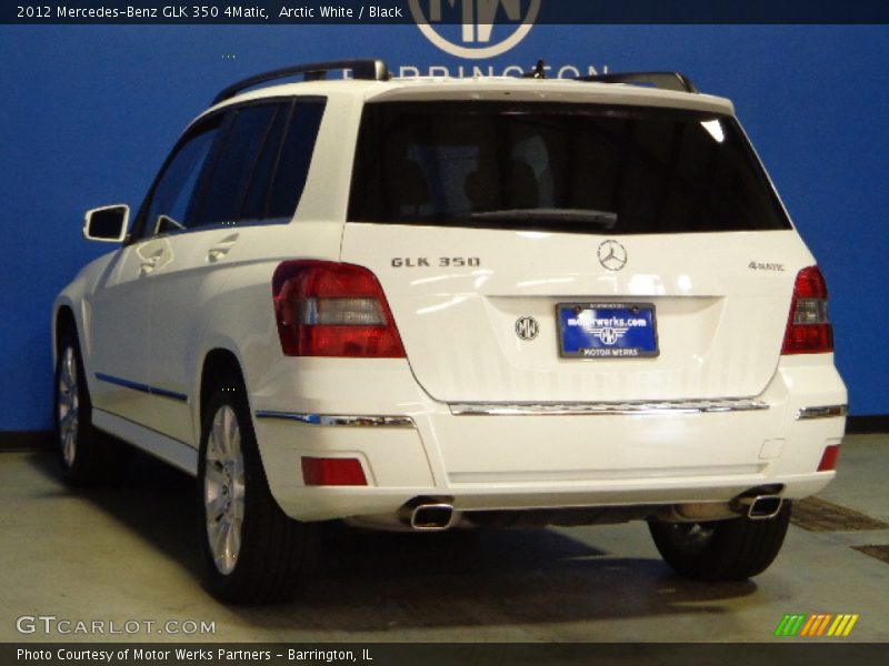 Arctic White / Black 2012 Mercedes-Benz GLK 350 4Matic