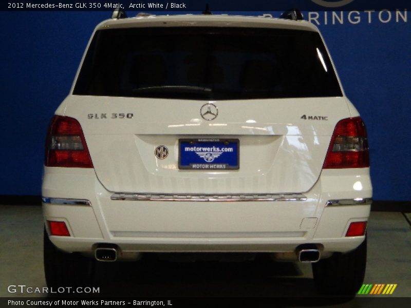 Arctic White / Black 2012 Mercedes-Benz GLK 350 4Matic