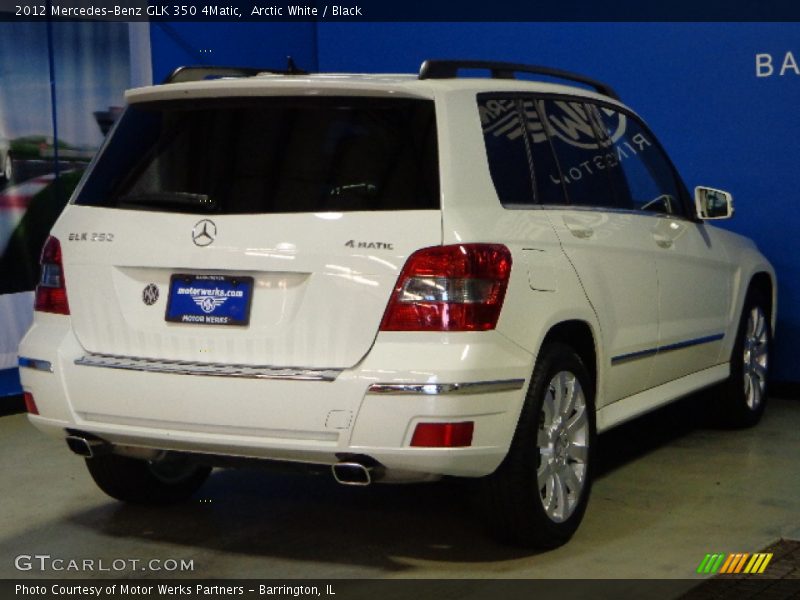 Arctic White / Black 2012 Mercedes-Benz GLK 350 4Matic