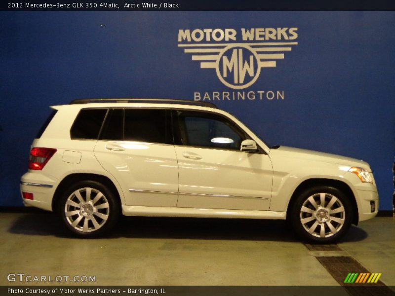 Arctic White / Black 2012 Mercedes-Benz GLK 350 4Matic